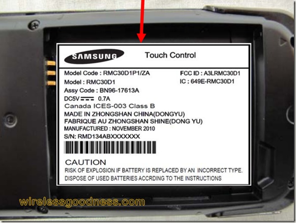 samsung-rmc30d1-fcc