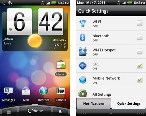 Gingerbread with HTC Sense Gingerbread with HTC Sense