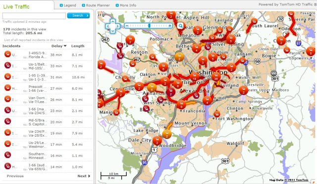 TomTom live traffic TomTom live traffic