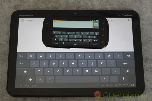 Xoom Android 3.0 keyboard Xoom Android 3.0 keyboard