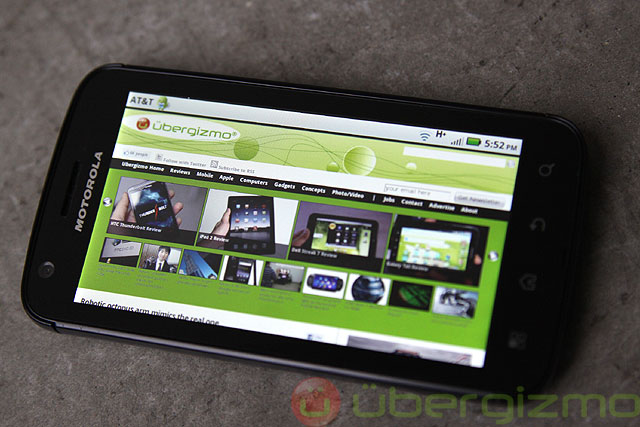 Motorola Atrix Review Motorola Atrix Review