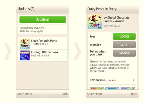 Ovi Store Updated Now Supports In Store Updates Ubergizmo