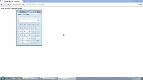 Google Chrome hacked Google Chrome hacked