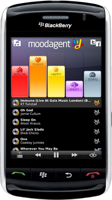 Moodagent for BlackBerry Moodagent for BlackBerry