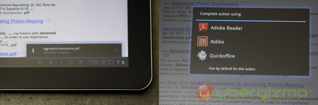 PDf download on Android 3.x PDf download on Android 3.x