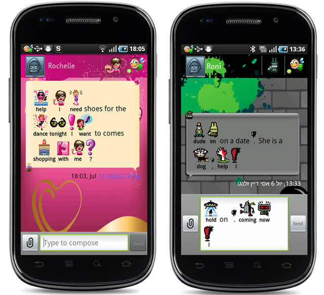 zlango-01 Zlango Gorgeous theme (left) and Hip Hop Skin (right)