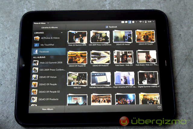 HP TouchPad photo gallery HP TouchPad photo gallery