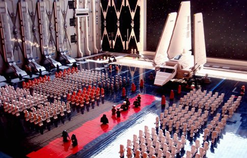 miniature lego death star