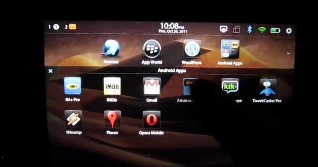 BlackBerry PlayBook Android apps BlackBerry PlayBook Android apps