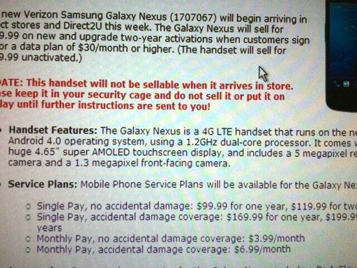 RadioShack Galaxy Nexus instructions RadioShack Galaxy Nexus instructions