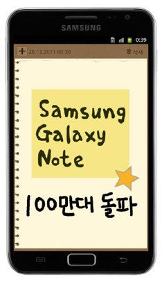 Galaxy Note one million shipped Galaxy Note one million shipped