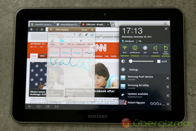 Galaxy Tab 8.9 Pen Memo App Galaxy Tab 8.9 Pen Memo App
