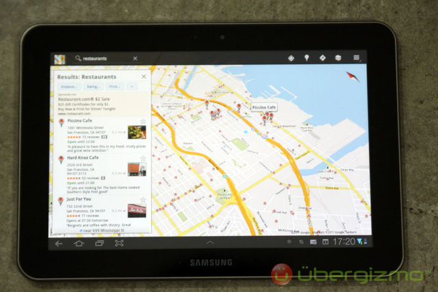 Galaxy Tab 8.9 Maps Galaxy Tab 8.9 Maps