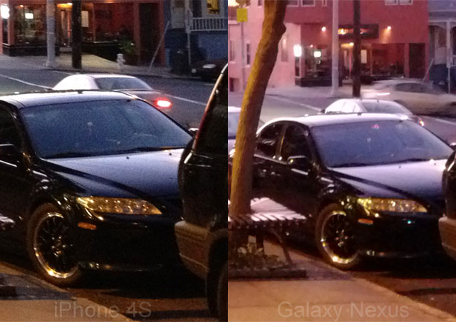 Galaxy Nexus vs iPhone 4S