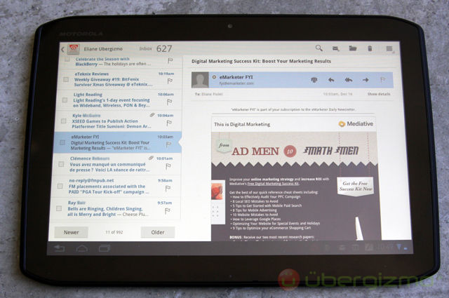 motorola-droid-xyboard-emai Motorola Droid Xyboard emaill application