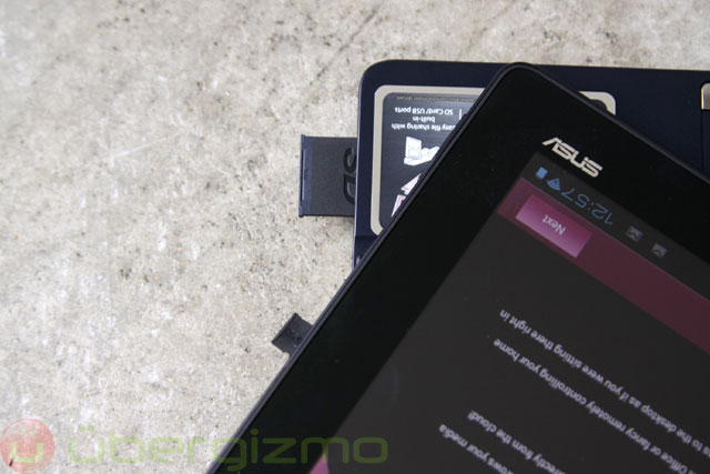 Asus Transformer Pad TF300 Review 32GB of internal memory and two optional memory slots.