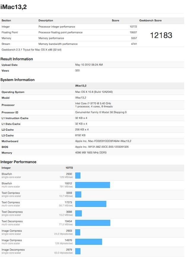 iMacbench