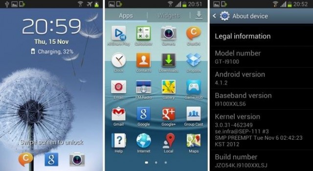 android 4.1.2 galaxy s2