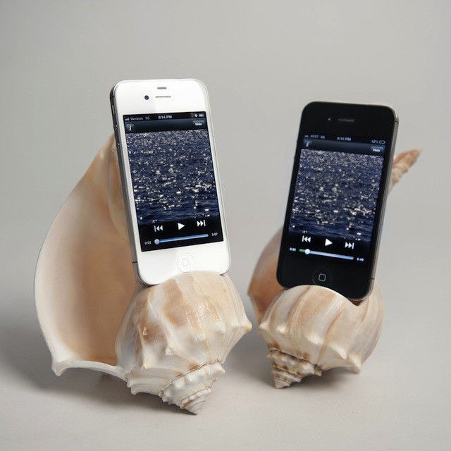 iphone-speaker-seashell