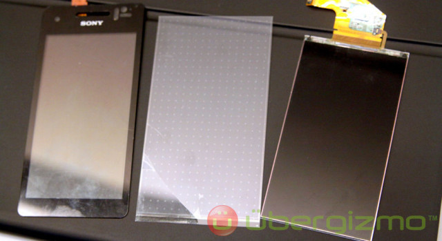 Before: the touch display assembly was composed of three elements