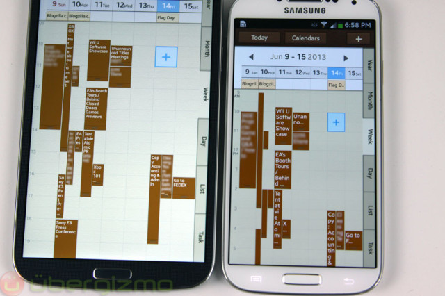 Despite the lower resolution, you can read more data on the Mega 6.3