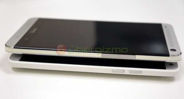 Top: HTC One, bottom: One mini