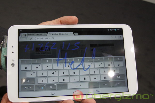 Then keep the hand written note on top of the next application screen