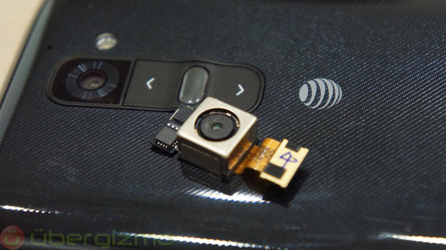 While the iPhone uses software-stabilization, Nokia and LG (above) use hardware IS