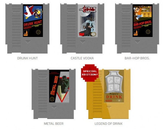 The Entertainment Flask Hides Your Drink Within An NES Cartridge ...