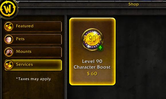 World Of Warcraft Level 90 Boost Could Cost 60 Ubergizmo