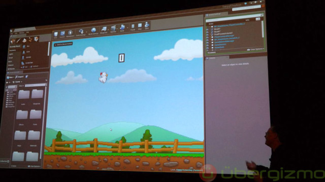 A Flappy Bird clone done with UE4 by a non-programmer. Fun!