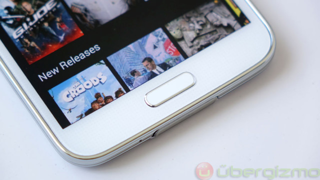 The fingerprint reader is hidden in the Home button