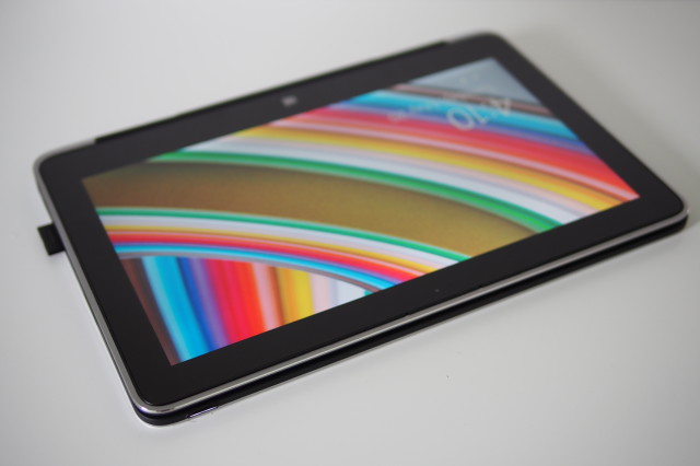 Ulike an iPad, you can add an SD card to augment the storage space on your XPS 11.