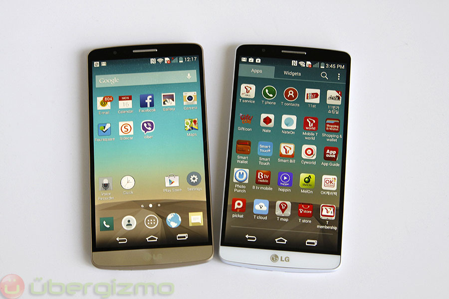 The LG G3 introduced a very simplified UI in HiDPI