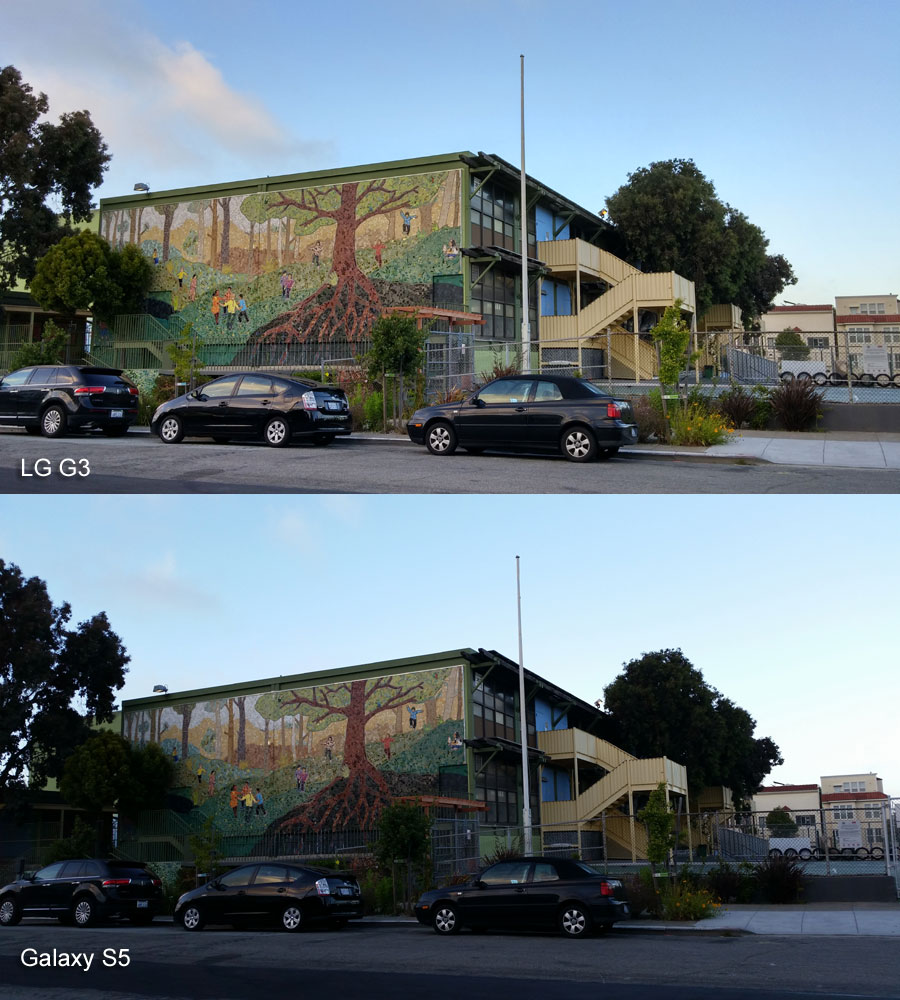 This is an example in which the LG G3 just got it right (focus point is at the center)