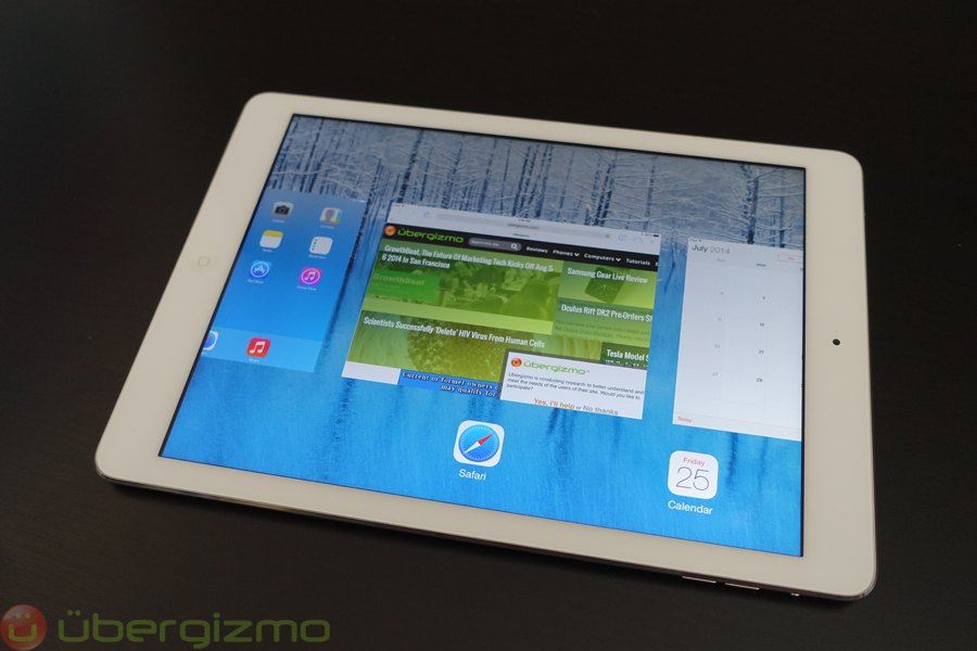 Multitasking in iOS 7 is very fluid compared to iPad 3.