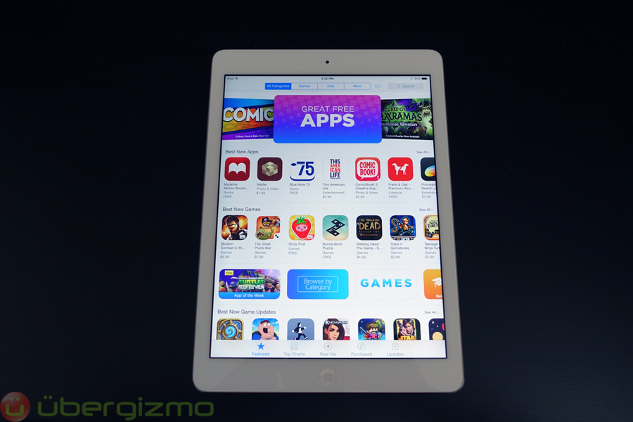 iPad-air-review-app-store