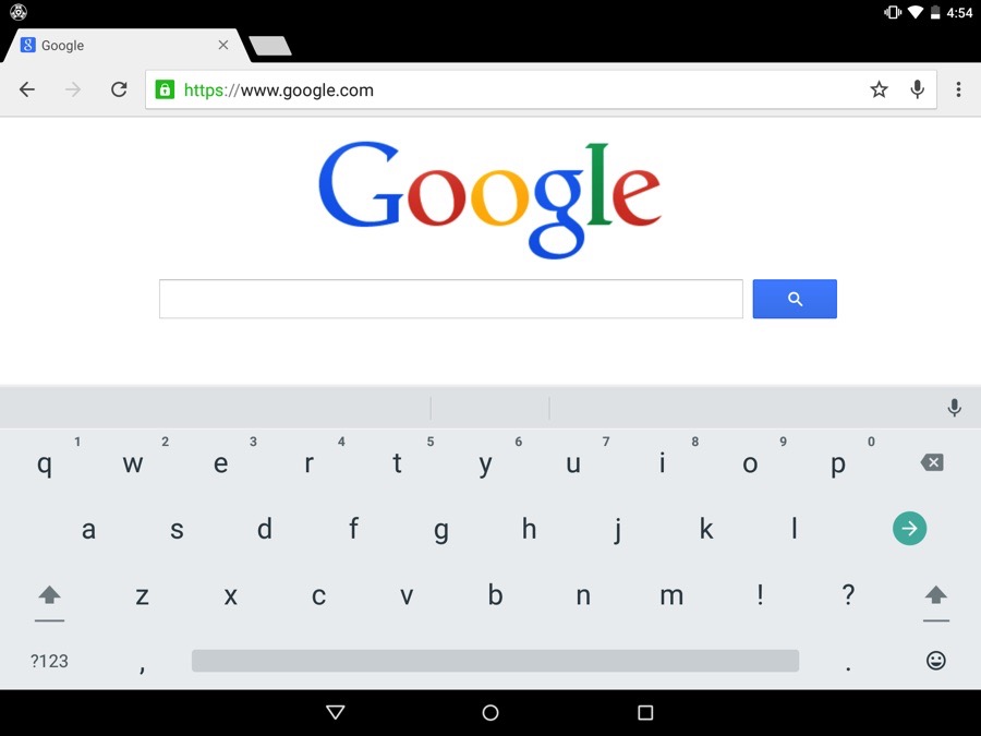 New Lollipop keyboard. The Space Bar is still kind of weird.
