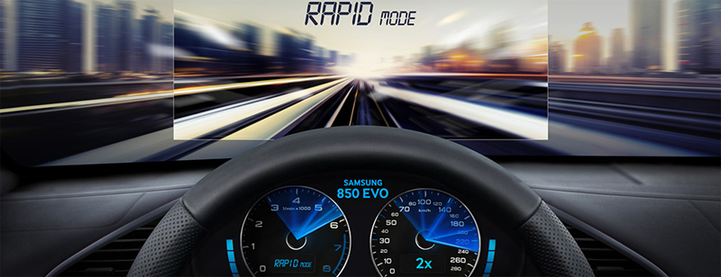 Samsung 850 RAPID Mode.