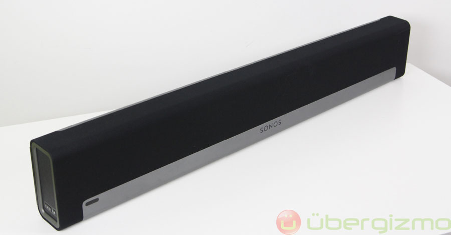 The sonos soundbar can be used vertically...