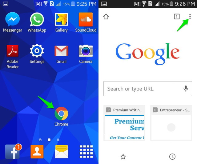 Access-chrome-menu