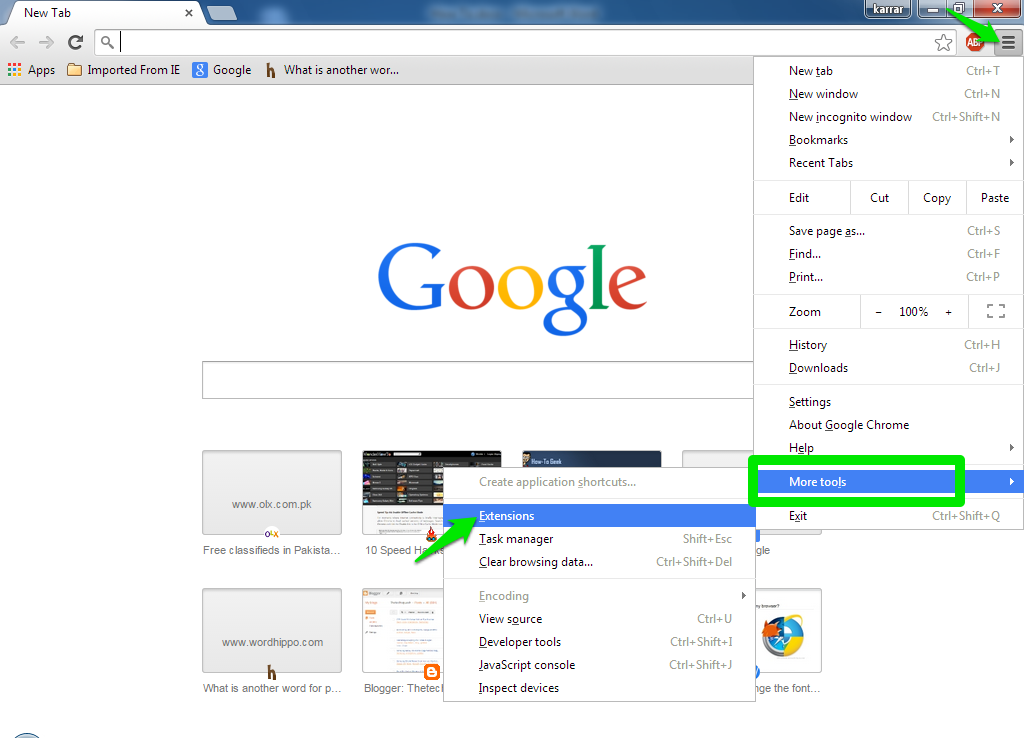 how to remove google chrome webstore extentions how to remove google chrome webstore extentions