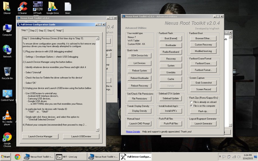 nexus-install-drivers