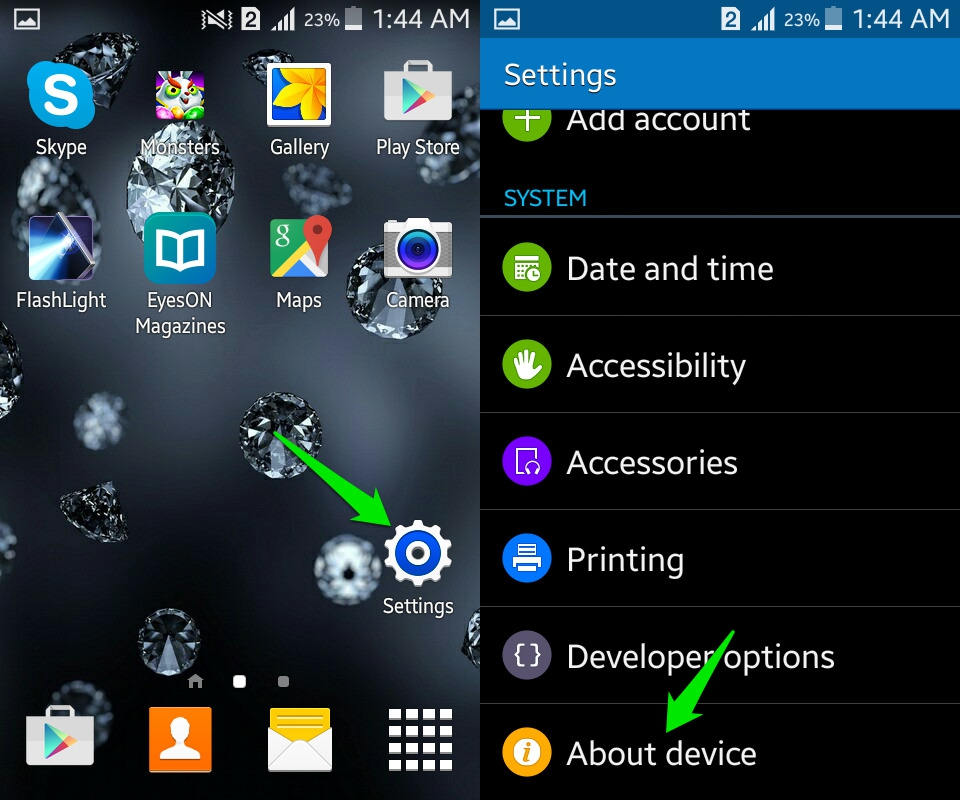 about device