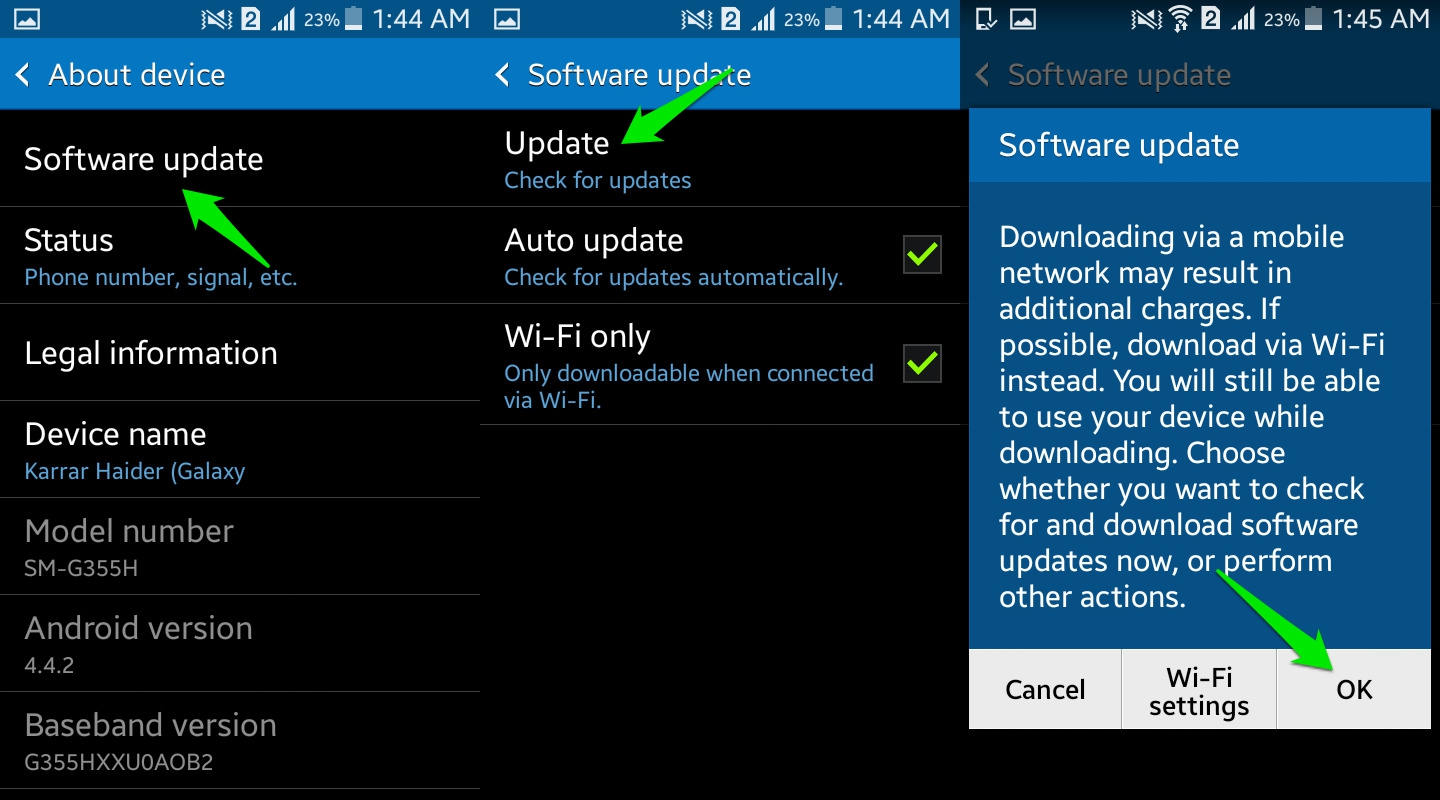 update software