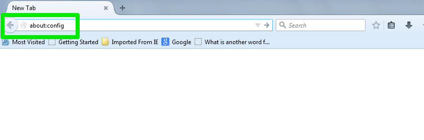 search field