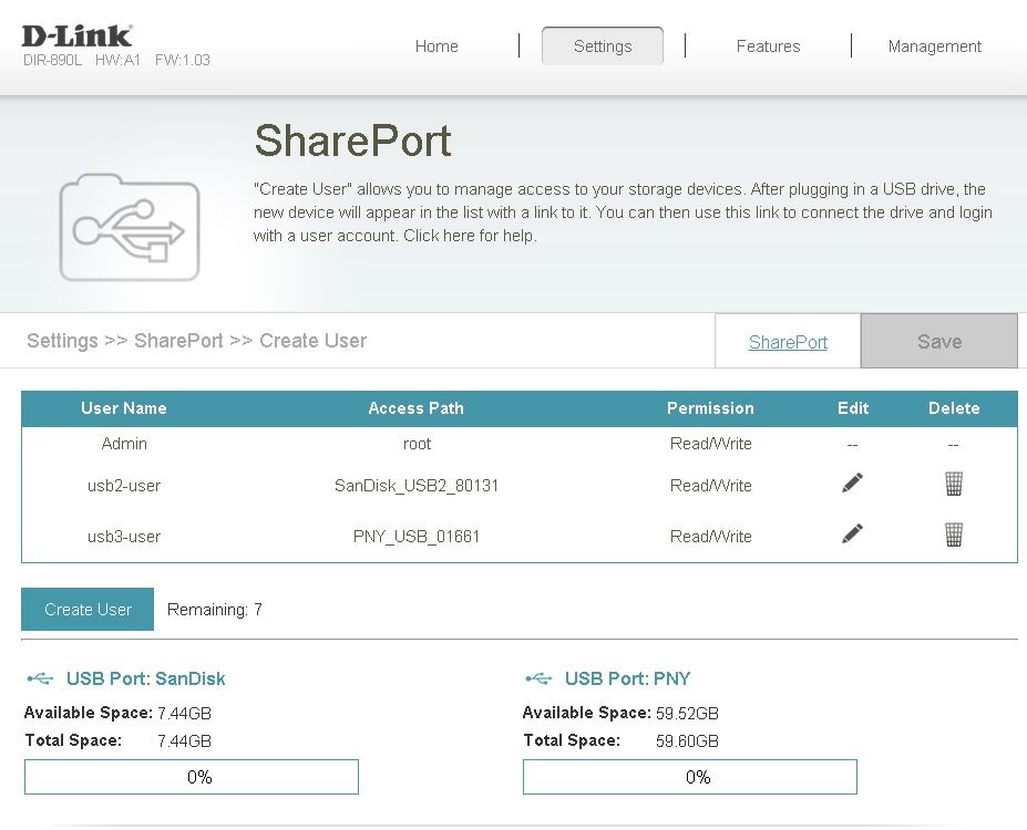 dlink-890L-AC3200-review-sharedport