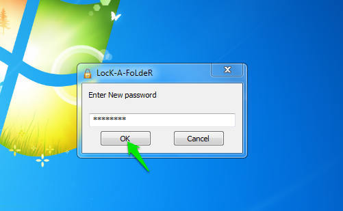 windows password protect folder