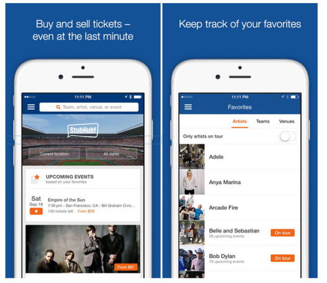 StubHub For iOS Adds Uber And Apple Music Integration Ubergizmo