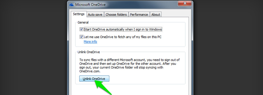 Отключение onedrive виндовс 7